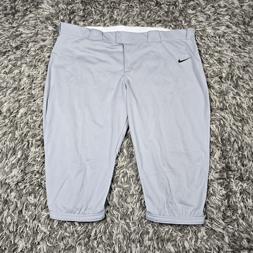 Nike Womens 3XL Grey Team Engineered Softball Pants AV6718-052 New